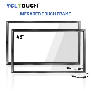 Prix de gros 32 42 43 55 65 pouces cadre de conversion d'écran tactile ir cadre multi-touch avec 20 points