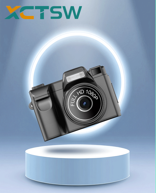 Hot Selling 0.96'' Screen Mini Camera Fill Light CMOS 4K Video D7 HD Large Memory TF Card Small Retro Travel Camera for Campus