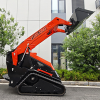 Minicaricatore Diesel con Approvazione CE EPA per Costruzioni e Agricoltura, Mini Skid Steer Cingolato