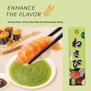 Paket kotak celup <span class=keywords><strong>Spicy</strong></span> oods saus Sushi masakan Jepang wassauce hijau Juyin - Product Image 4
