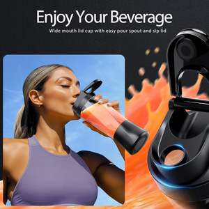 2025 Nueva licuadora eléctrica portátil de jugo fresco trituración de hielo recarga USB 700ml exprimidor doméstico impermeable para viajes gimnasio en casa - Product Image 5