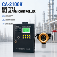 Panel de Control de Alarma de Gas Direccionable CAATM CA-2100K con Sistema de 4 Buses, Pantalla LCD y RS485 para Detección de Gas Industrial