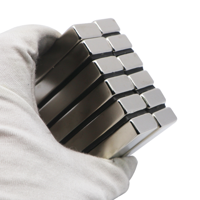 N52 Magnet Price Super Strong Rare Earth Nickel-coating Rectangle Neodymium Magnet