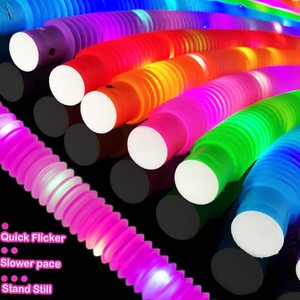 Mini Tubos Luminosos LED Personalizados para Niños, Tubos Telescópicos de Plástico que Brillan en la Oscuridad, para Fiestas, Bodas, Conciertos, Suministros al por Mayor - Product Image 3