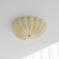 Plafonniers américains de style crème pour la chambre à coucher comprend un fer à spectre complet de style chinois français nordique simple de taille mini