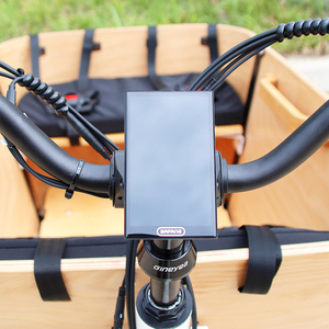 Bicicletta Elettrica Cargo <span class=keywords><strong>a</strong></span> <span class=keywords><strong>3</strong></span> <span class=keywords><strong>Ruote</strong></span> con Motore Centrale Bafang 500W, Sedile per Bambini e Vano Portaoggetti - Product Image 3