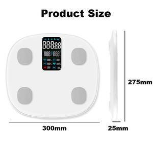 Nouvelle conception, nouvel écran VA, fonction <span class=keywords><strong>de</strong></span> fréquence cardiaque, IMC, mode bébé, <span class=keywords><strong>balance</strong></span> intelligente avec application, capacité <span class=keywords><strong>de</strong></span> 180 kg - Product Image 3