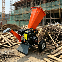 Harga Pabrik Cina Dengan Mesin OEM 6 15 22hp Penghancur Pohon Penghancur Kayu Mulcher Chipper Penghancur Ranting Kayu