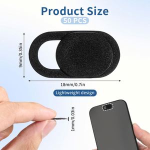 Nouvelle couverture de caméra de téléphone portable en plastique ABS avec logo personnalisé, couverture de webcam pour ordinateur portable, couverture de confidentialité coulissante - Product Image 2