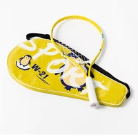 Raquettes de tennis en aluminium de haute qualité personnalisées OEM de 21 pouces, raquettes de tennis de plage en plastique pour joueurs professionnels, polyester