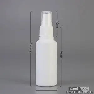 Großhandel 30 ml leere kosmetische Pet-Kunststoff-Nebel-Parfüm-Sprühflasche Pump-Sprayer