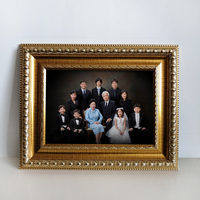 Famille amour mariage 12x16 ''20x24''24x36''36x48'' 48x72'' avec cadre photo de luxe noir