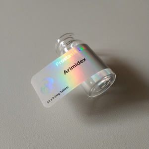 Tùy chỉnh Nhãn dán logo 3ml 5ml 10ml nhãn dính lọ dán lọ nhãn và dán - Product Image 2