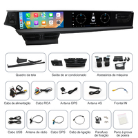 Pantalla Dual Android STWEI de 12.3 Pulgadas para Porsche Macan 2011-2017, Reproductor Multimedia para Auto, Radio, Video, 4G LTE, Bluetooth, Carplay