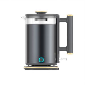 Modern Grey Electric Water <b>Kettle</b> <b>Temperature</b> <b>Control</b> Keep Warm Food Grade Glass Portable for Outdoor Household Use 1.6-2.0L - Product Image 3