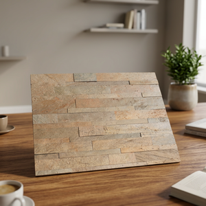 Panel de Pared de Cobre Delgado Natural, Moderno, Antiestático, Resistente a la Humedad, Superficie 3D, para Interiores, Uso en Hoteles, Tamaños 15x60cm - Product Image 1