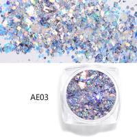 Super brillant paillettes hexagonale confettis poudre conceptions décorer paillettes paillettes à ongles paillettes