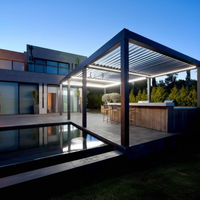 Pavillon WishOutdoor en alliage d'aluminium, conçu sur mesure, écologique, coupe-vent et imperméable pour mariages et événements en plein air au Moyen-Orient