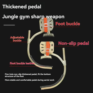 Grapplers profesionales de seguridad para escaladores de postes de hormigón: Herramientas de escalada resistentes para trabajadores de servicios públicos - Product Image 6