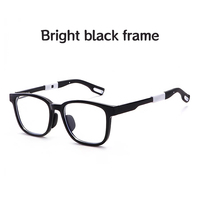 Monture de lunettes TR90 pour enfants, élèves du primaire, anti-lumière bleue, avec plaquettes de nez en silicone, pour garçons et filles