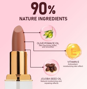 Lápiz Labial Mate de Lujo, Marca Privada, Larga Duración, Color Cremoso y Aterciopelado, Tonos Nude, Marrón y Rojo, Fabricante y Proveedor de Cosméticos - Product Image 5