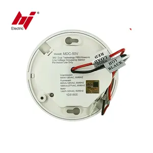 UL listelenen elektrikli ışık PIR hareket duvar ABS sensör anahtarı