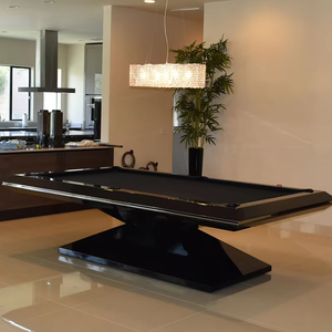 Nhà máy trực tiếp cao cấp tùy chỉnh sang trọng American 9-Ball bảng hồ bơi, 7/8/9ft bàn bi-a với chân gỗ rắn, đầu một Slate - Product Image 5