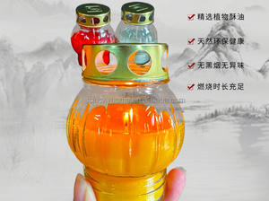 Lámpara de vela perfumada a prueba de viento de planta natural, vela conmemorativa de oración de cementerio, vela religiosa, tarro de vela - Product Image 2