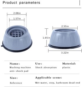 Poggiapiedi antiurto <span class=keywords><strong>per</strong></span> mobili con supporto antivibrante <span class=keywords><strong>per</strong></span> <span class=keywords><strong>lavatrice</strong></span> riutilizzabili cuscinetti in gomma antivibrante - Product Image 2
