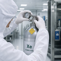 Electronic Grade Xenon Gas for Laser and Xenon Gas Filled Bulb 5N Purity Manufacturer DOT Cylinder