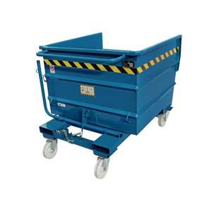 SALL - SMHLT0750B Bennes basculantes multi-usages en acier, bleu-EAN 662641948808 MATERIAL HANDLING - Product Image 3