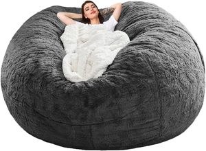 Sillón Puff de Tela en Oferta, Sillón Reclinable Tipo Saco, Sofá Redondo Grande, Sofá Cama Grande, Sofás Puff Gigantes - Product Image 3
