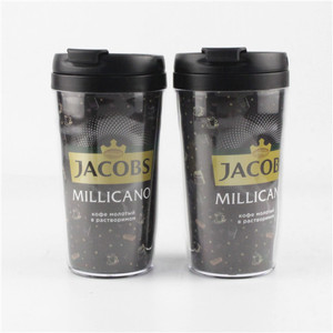 <span class=keywords><strong>Taza</strong></span> de Viaje de Plástico de Doble Pared con Inserto de Papel Extraíble, Tazas de Café de Viaje, Vasos de Plástico con Tapas para Manualidades Escolares - Product Image 6