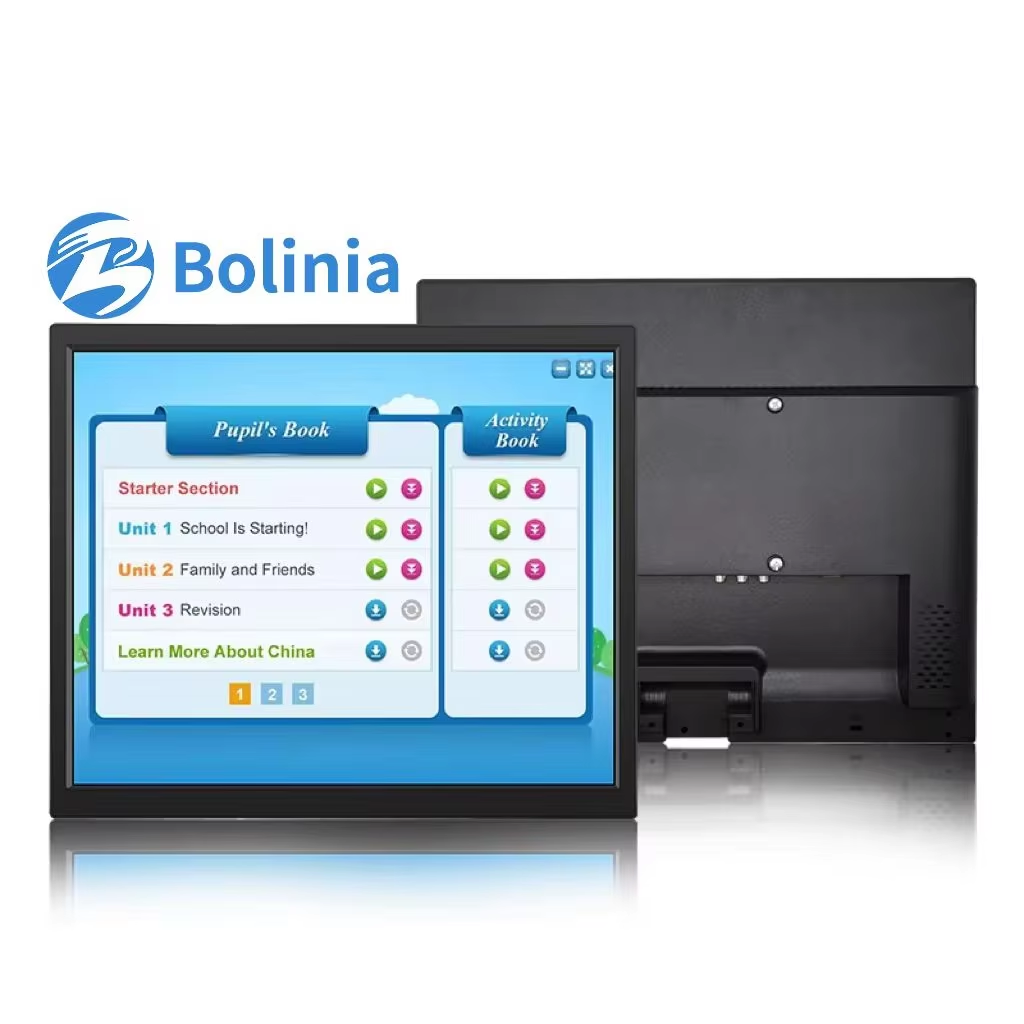 17-Inch Industrial Grade TFT LCD Monitor with Rear View LED Backlight 170/160 Viewing Angles Plastic Case