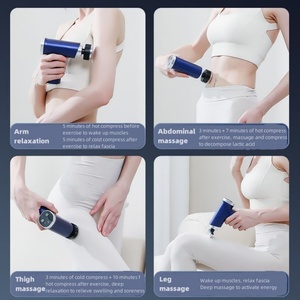 Mini pistolet de massage de poche en gros, pas cher, pour massage musculaire profond par percussion, avec compresse chaude et froide pour le corps - Product Image 6
