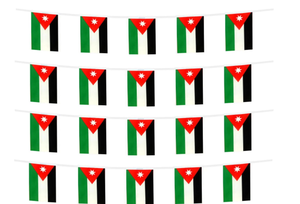 Promotion 2026 Ensemble de drapeaux <span class=keywords><strong>Jordan</strong></span> en polyester pour événement sportif de football, pour les fans et la décoration - Product Image 4