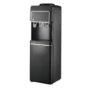 Nuevo diseño patentado negro plata blanco Color compresor botella de refrigeración carga superior dispensadores de agua estancada