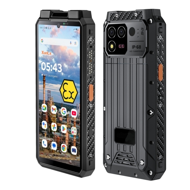 IP68 Industrial Anti-explosion Zone 2 Explosion Proof Rugged Telephone ATEX Intrisically Safe IECEx Intrinsically Safe Mobile
