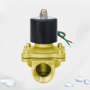 ROTK 2/2 weg direkt wirkende normal geschlossen 3/4 "zoll Öffnung 20mm messing bronze DC12V magnetventil - Product Image 5
