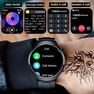 Montre connectée pour hommes, écran HD 1,39'', appels, étanche, fréquence cardiaque, sport, fitness - Product Image 6