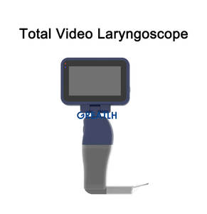 O laringoscópio Handheld do metal dos subministros médicos o laringoscópio video portátil com lâminas reusáveis orelhas elétricas de aço - Product Image 2