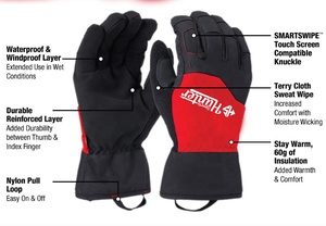 2024 hommes de haute qualité 100% Polyester gants d'hiver en gros usine Logo imprimé gants pour Ski et activités de plein air - Product Image 5