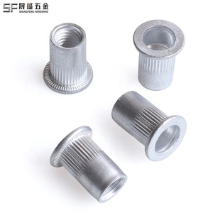 M3 M4 M5 <span class=keywords><strong>M6</strong></span> M8 M10 M12 Nhôm Hợp Kim Dọc Có <span class=keywords><strong>Knurled</strong></span> Hollow Đinh Tán <span class=keywords><strong>Nut</strong></span> Đầu Phẳng Có <span class=keywords><strong>Knurled</strong></span> Through-Lỗ Đinh Tán <span class=keywords><strong>Nut</strong></span> - Product Image 4