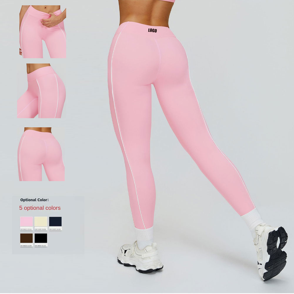 Scrunch Butt High Waist Yoga Leggings Contrasting Color Activewear Legging Push up Mujer Plus Size Fitness Woman's Yoga Legging