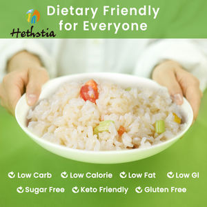 कोनजैक चावल त्वरित खाना कम ग्लाइसेमिक इंडेक्स शाकाहारी चावल विकल्प - Product Image 2