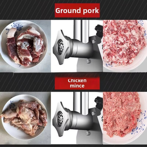 Picadora de Carne Eléctrica Portátil, Picadora de Carne para Cocina Casera, Máquina para Hacer Salchichas, Material de Acero Inoxidable de Grado Alimenticio - Product Image 5