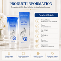 Crème réparatrice pour atténuer les cicatrices, pénètre doucement la peau, améliore les marques de cicatrices sur le visage et le corps et restaure l'épiderme endommagé