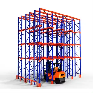 Drive In Pallet Storage Rack System Industrial Warehouse Racking Drive In Pallet Racking