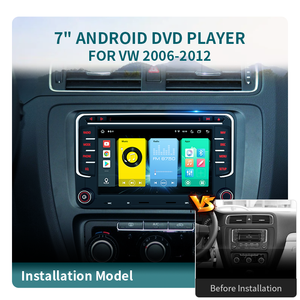 Reproductor de DVD para coche con pantalla de 7/8/9 pulgadas para Volkswagen/VW navegación <span class=keywords><strong>GPS</strong></span> Universal 8Core 8 + 128GB Carplay Android Radio para coche - Product Image 4