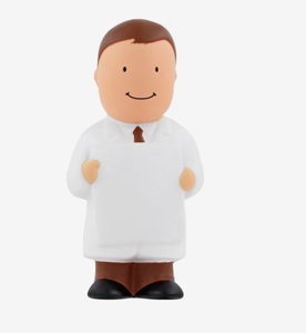 Balles anti-stress personnalisées pour médecins, jouets à presser promotionnels pour médecins, logo imprimé, cadeau en gros - Product Image 1